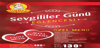 Şişgüzar Restaurant Sevgililer Günü Yemeği ve Konaklama Şişgüzar Restaurant Sevgililer Günü Yemeği ve Konaklama