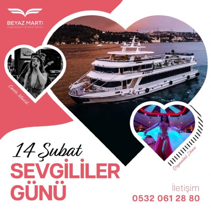 Beyaz Martı Gemisi Sevgililer Günü Programı 2023 Beyaz Martı Gemisi Sevgililer Günü Programı 2023