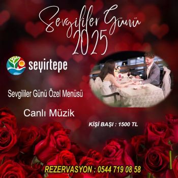 İzmir Seyirtepe Restoran Sevgililer Günü Programı 2025
